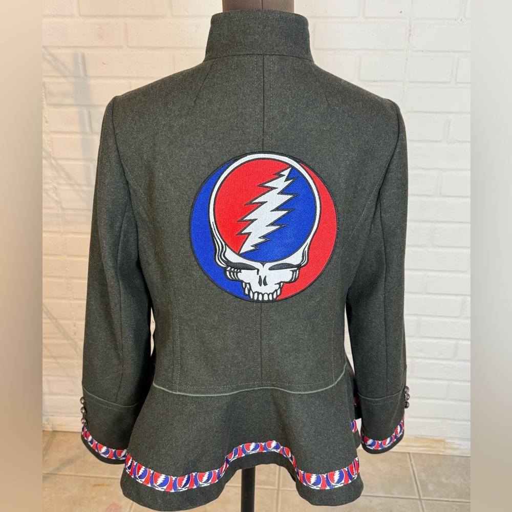 Grateful Dead 1 of a KIND Steal Your Face/Banana Republic jacket, Medium petite